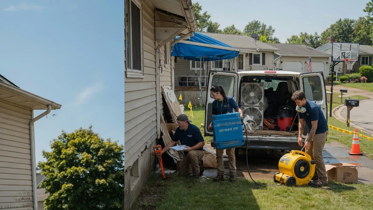 Ceiling Leak Cleanup in Great Lakes, IL near me